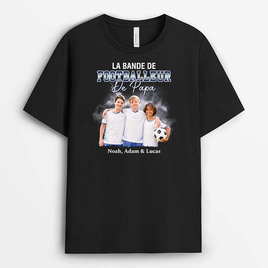 2073AFR1 t shirt la bande de foot de papy personnalise