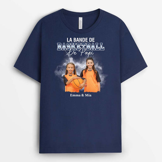 2073AFR2 t shirt la bande de foot de papy personnalise