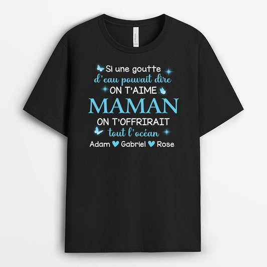 2090AFR1 t shirt on taime maman personnalise