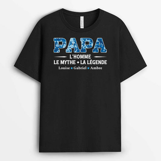 2091AFR1 t shirt lhomme le mythe la legende personnalise