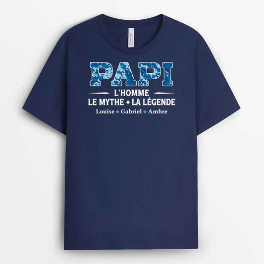 2091AFR2 t shirt lhomme le mythe la legende personnalise