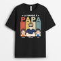 2101AFR1 t shirt la bande a papa papy lunettes personnalise