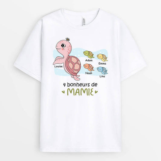 2129AFR2 t shirt raisons pour lesquelles jadore etre maman mamie tortue personnalise