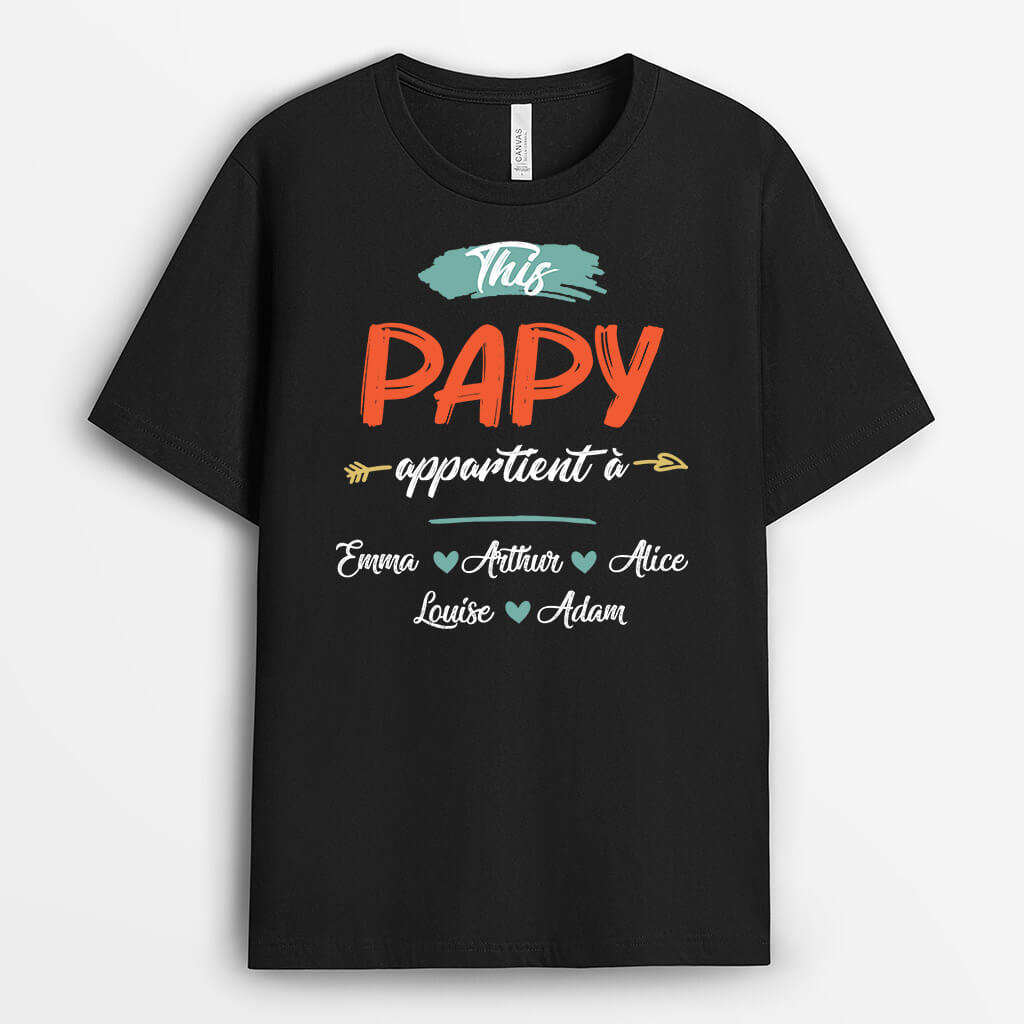 2130AFR1 t shirt ce papa papy appartient a version florale personnalise_2dce3c67 b9f9 41af b534 1e2f3257d2e0