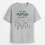 2132AFR2 t shirt cette maman mamie appartient a jardin personnalise