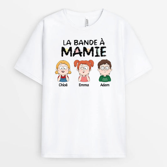 2140AFR1 t shirt la bande a maman mamie etoile personnalise