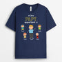 2146AFR2 t shirt ce papy appartient a colore personnalise