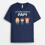 2156AFR2 t shirt les petites etoiles de maman mamie version mignonne personnalise