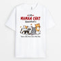 2165AFR1 t shirt cette maman chat appartient a version mignonne personnalise