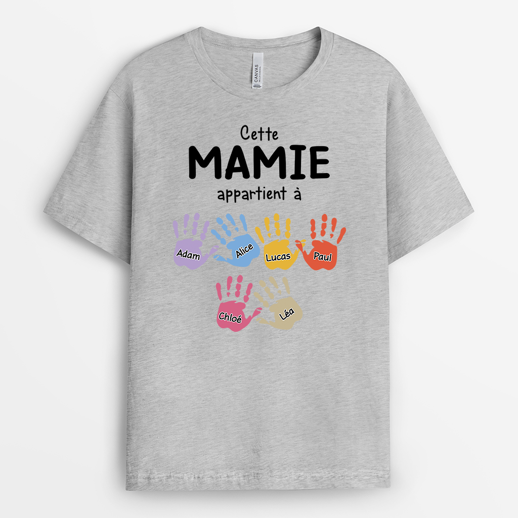 2169AFR2 t shirt personnalise ce papa appartient a empreintes de mains colorees 2169a6h5b