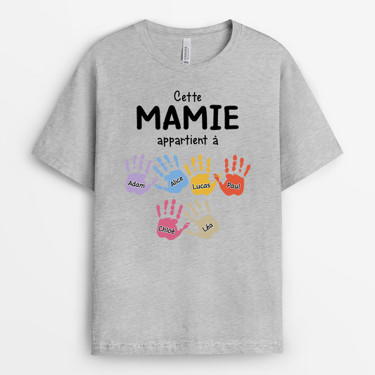 2169AFR2 t shirt personnalise ce papa appartient a empreintes de mains colorees 2169a6h5b