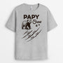 2171AFR1 t shirt papa ours sauvage personnalise