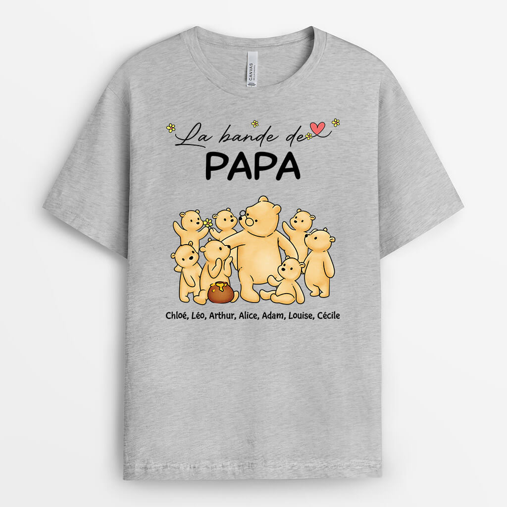 2172AFR1 t shirt la bande de maman mamie ours fleurs personnalise_656bc157 d15e 49af b255 bfc569227a70