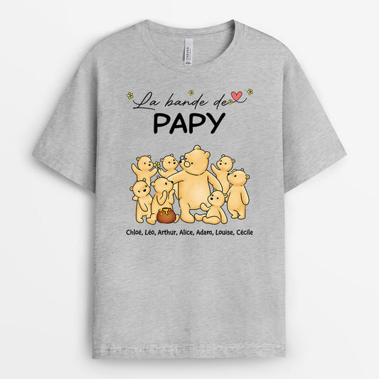 2172AFR2 t shirt la bande de maman mamie ours fleurs personnalise_616a952b f2a7 4c68 abe7 2e0bc3400081
