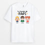 2190AFR1 t shirt la bande a papa papy carreaux personnalise