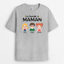 2190AFR2 t shirt la bande a maman carreaux personnalise