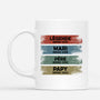 2193MFR1 mug personnalise legende mari papa papy depuis version clair 2193m5l5b