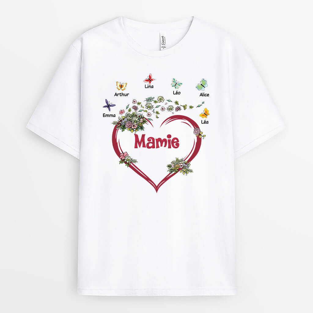 2196AFR1 t shirt mamie coeur nature personnalise_2