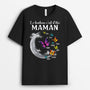 2199AFR2 t shirt la bonheur cest detre mamie version lune personnalise