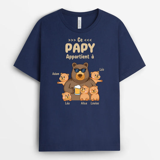 2205AFR1 t shirt ce papa papy appartient a version ours personnalise_6a923bb8 8e07 4dcc 9090 f7c97849c261