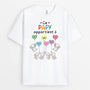 2215AFR1 t shirt ce papa papy appartient a version elephants ballons personnalise