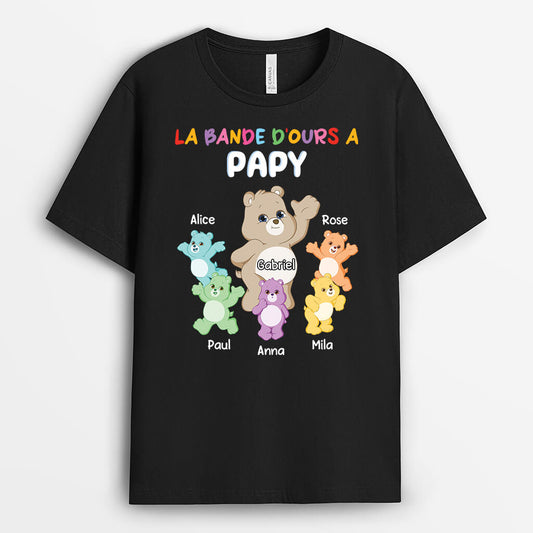 2218AFR1 t shirt la bande dours de papy colore personnalise_f6854f75 cf99 4b00 ac79 30f7f4483997