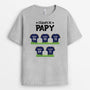 2263AFR2 t shirt lequipe de papa avec maillots de foot personnalise