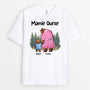 2264AFR1 t shirt mamie ourse avec lenfant personnalise