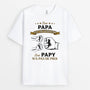 2268AFR1 t shirt etre papa est un honneur bosses de poing personnalise