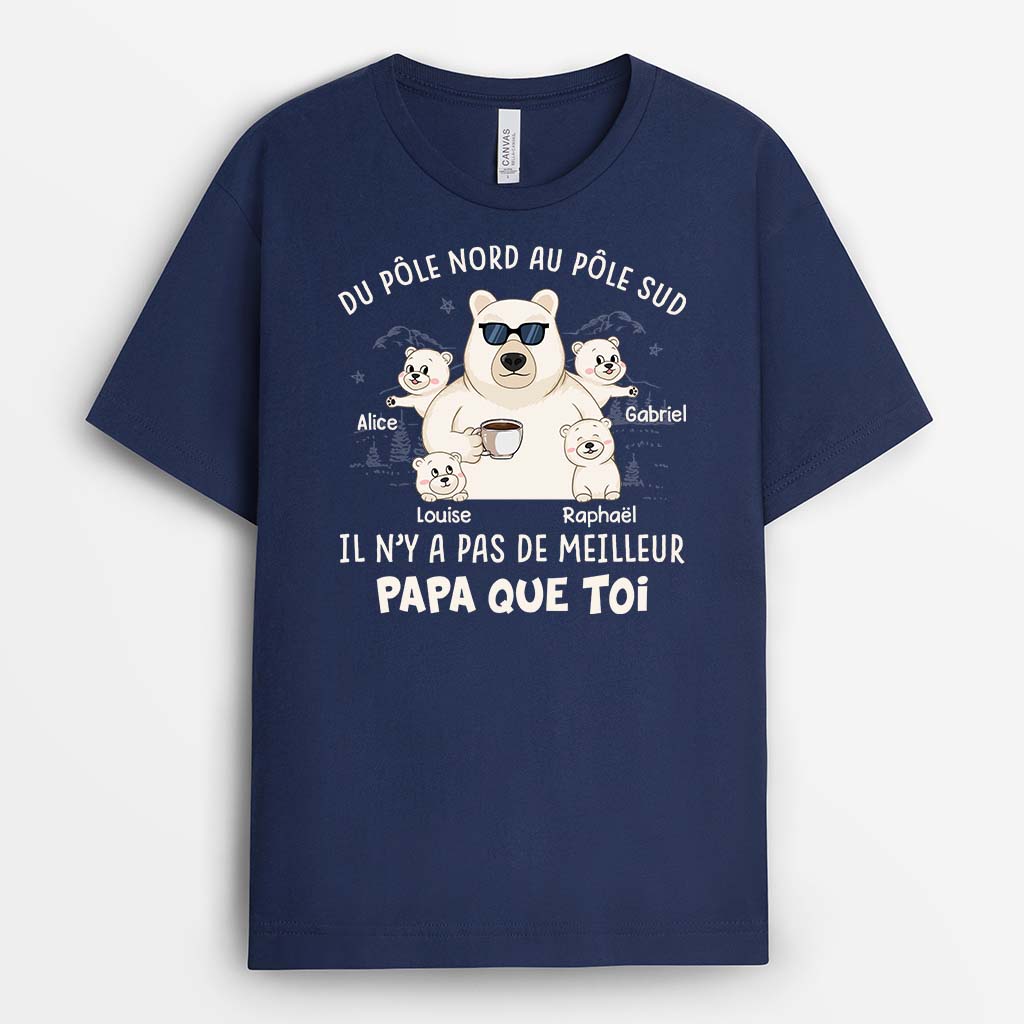 2298AFR1 t shirt du pole nord au pole sud personnalise_8532b10b a443 44c4 a41d 262013aee0af