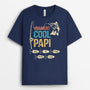 2312AFR1 t shirt cool papa en vrai personnalise