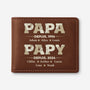 2315JFR1 portefeuille en cuir personnalise papa papy depuis design carte 2315j5t5b