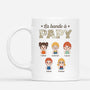 2317MFR1 mug personnalise papy la bande a papi design carte 2317m5l8b