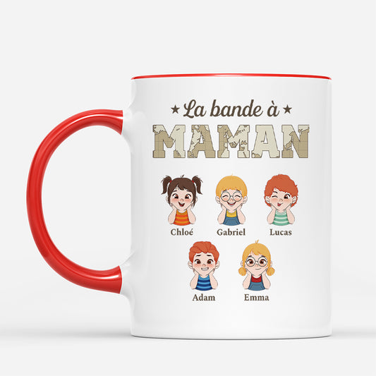 2317MFR2 mug personnalise papy la bande a papi design carte 2317m5l8b
