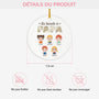 2317OFR3 ornement ceramique blanc personnalise la bande a papa 2317okm8b