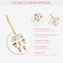 2317OFR4 ornement ceramique blanc personnalise la bande a papa 2317okm8b