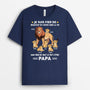 2324AFR1 t shirt rien ne vaut le fait detre papa lion personnalise