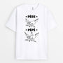 2347AFR1 t shirt papa papy et ses petites etoiles personnalise_2