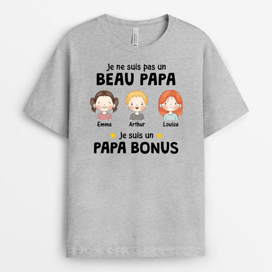 2351AFR1 t shirt je suis un papa bonus personnalise_2