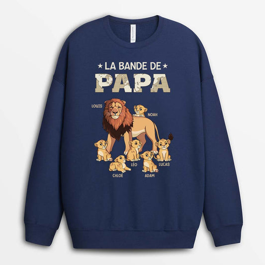 2366AFR2 t shirt la bande a papa papy lion version carte personnalise_1eddc40c 34bf 492b a4e2 0326264cbf34