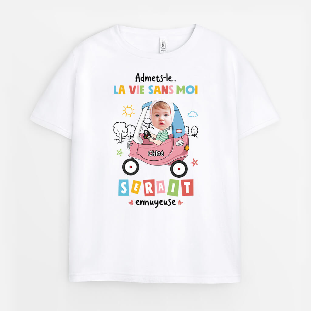 Carte postale « Admettez-le, la vie serait ennuyeuse sans moi, admettez Carte postale « Admettez-le, la vie serait ennuyeuse sans moi, admettez