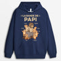 2393HFR2 sweat a capuche personnalise la bande a papa papy ours 2393h6l5b