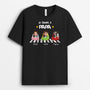 2406AFR1 t shirt la bande a papa papy visages avec vehicules personnalise