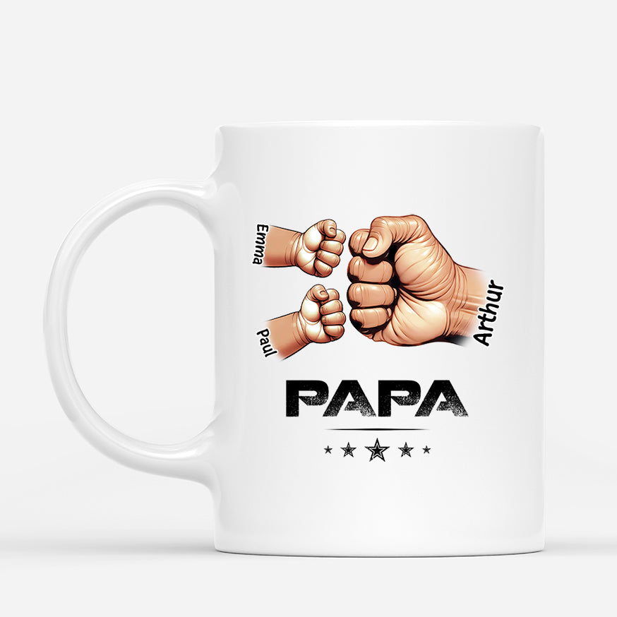 2407MFR1 papa papy bosses de poing avec mains mug personnalise pour homme_d363396e 9c5d 47f9 a338 c7b5eee62a6f