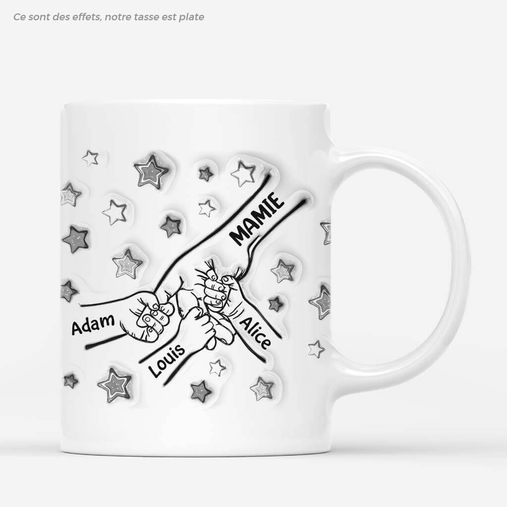 2410MFR1 mug papa tenant les mains monochrome personnalise_2_04823818 16f0 42c1 b1bd 07ee4e52367a