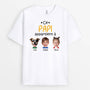 2412AFR1 t shirt ce papa papy appartient a version clair avec visages et photos personnalise