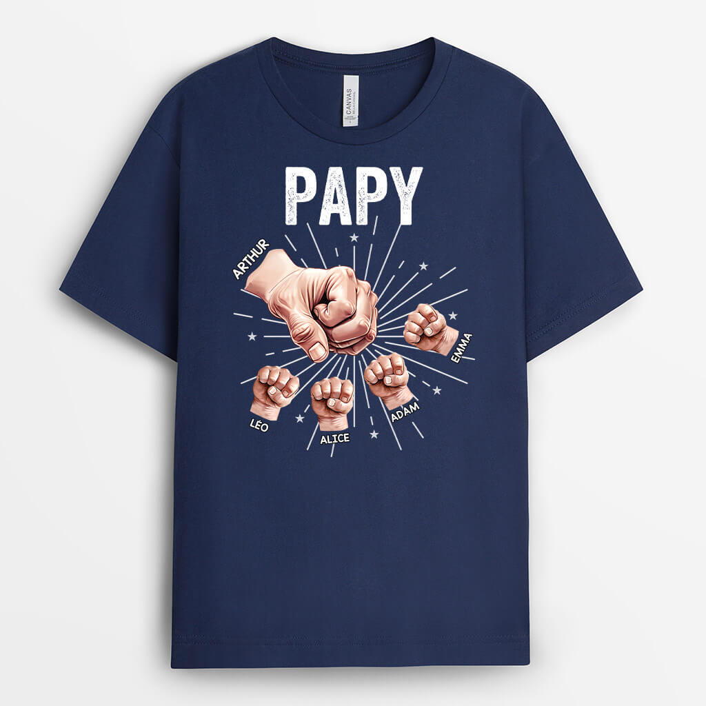 2418AFR1 t shirt papa bosses de boing authentiques personnalise