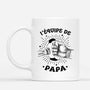 2438MFR1 mug personnalise lequipe de papa football version monochrome 2438m587b