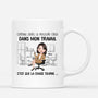 2445MFR1 mug la meilleure chose de mon travail cest que la chaise tourne version femme personnalise