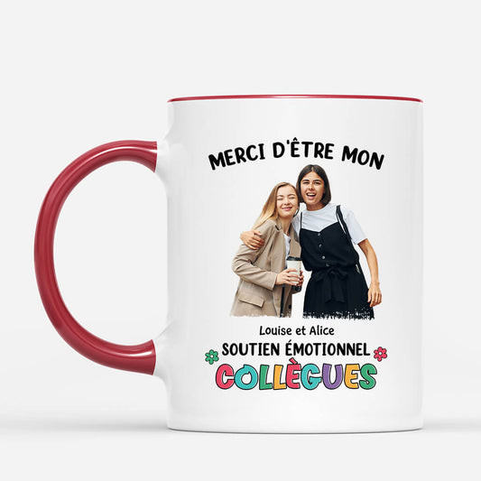 2446MFR2 mug merci detre mes collegues de soutien emotionnel personnalise